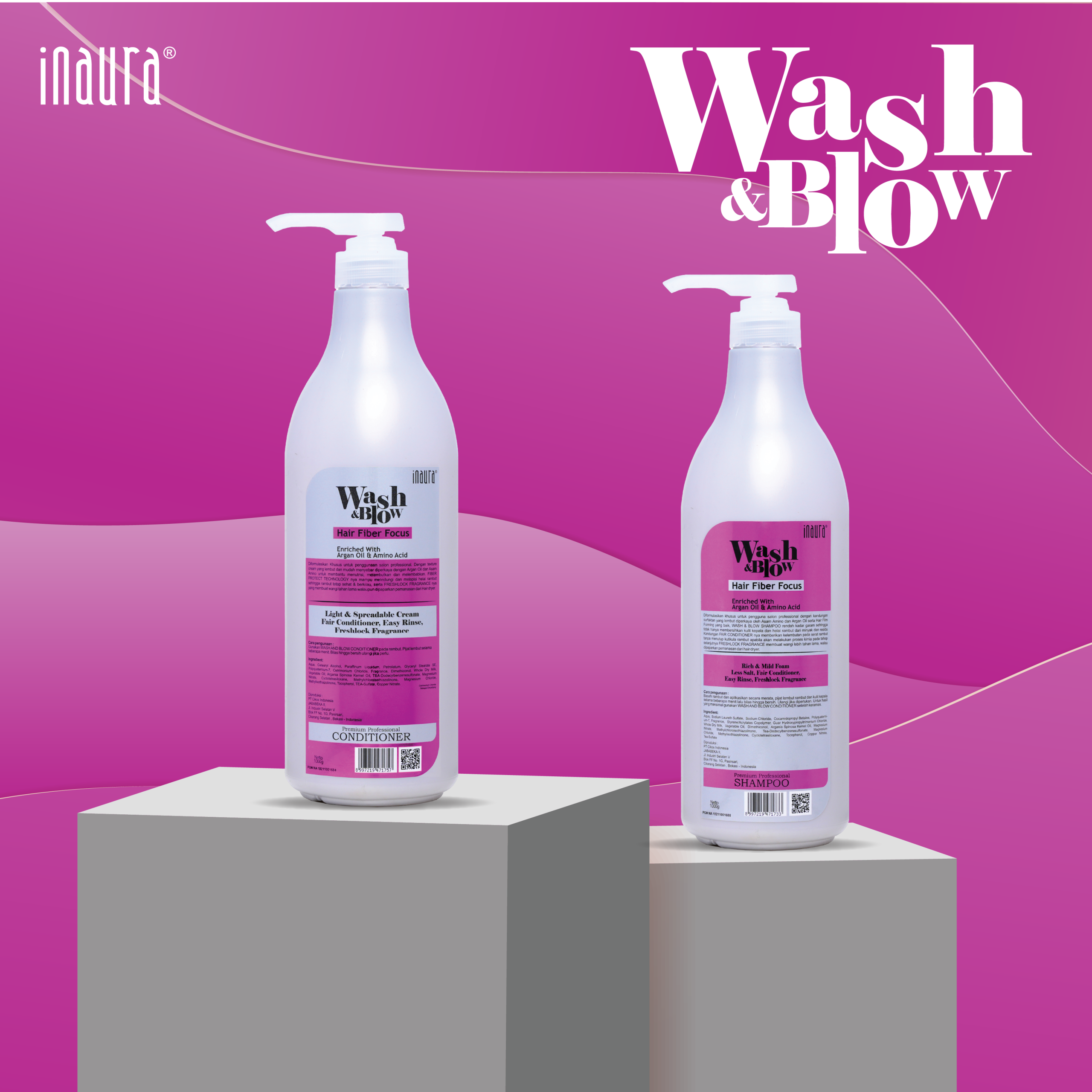 wash and blow shampoo ama conditioner